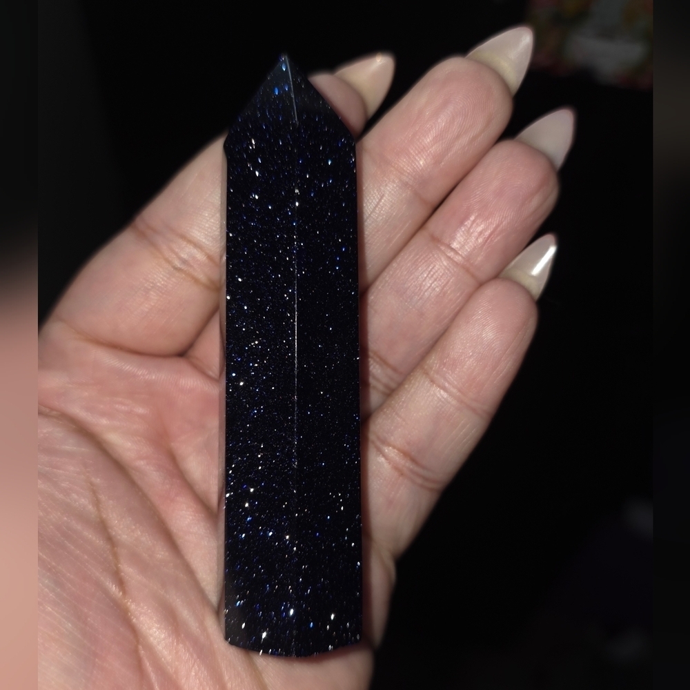 Glittering Midnight Blue Tower
